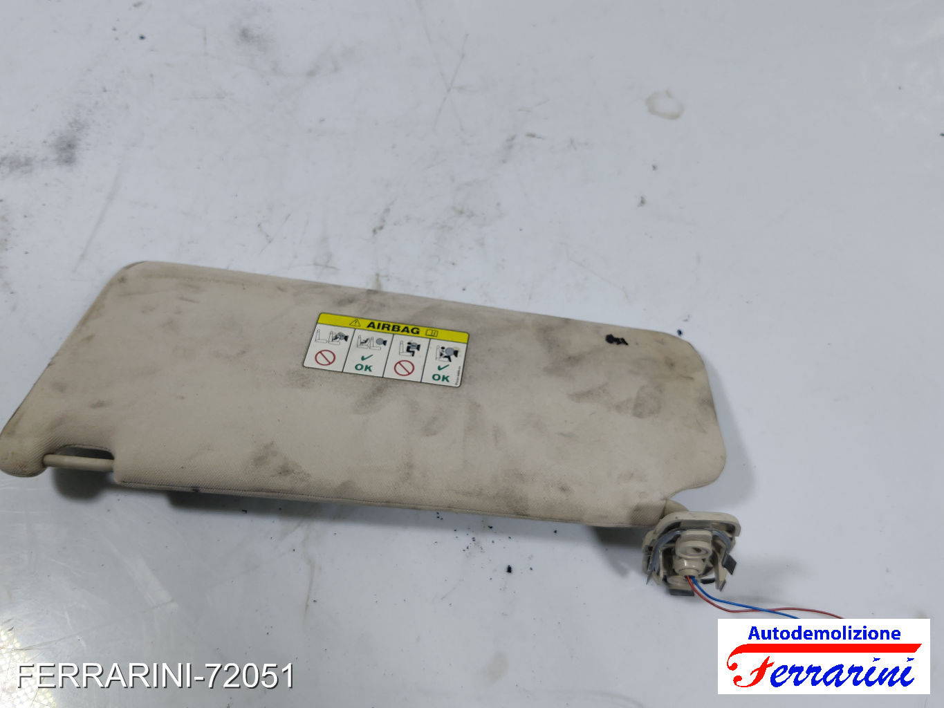 Aletta Parasole FIAT PUNTO 188 1999-2012 destro, dx 735367821