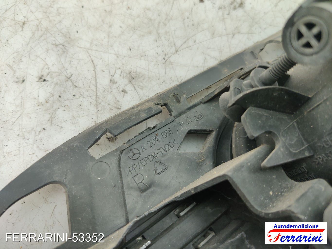 Fendinebbia MERCEDES CLASSE C S204 2007-2008 destro, dx A2048852323, 251820