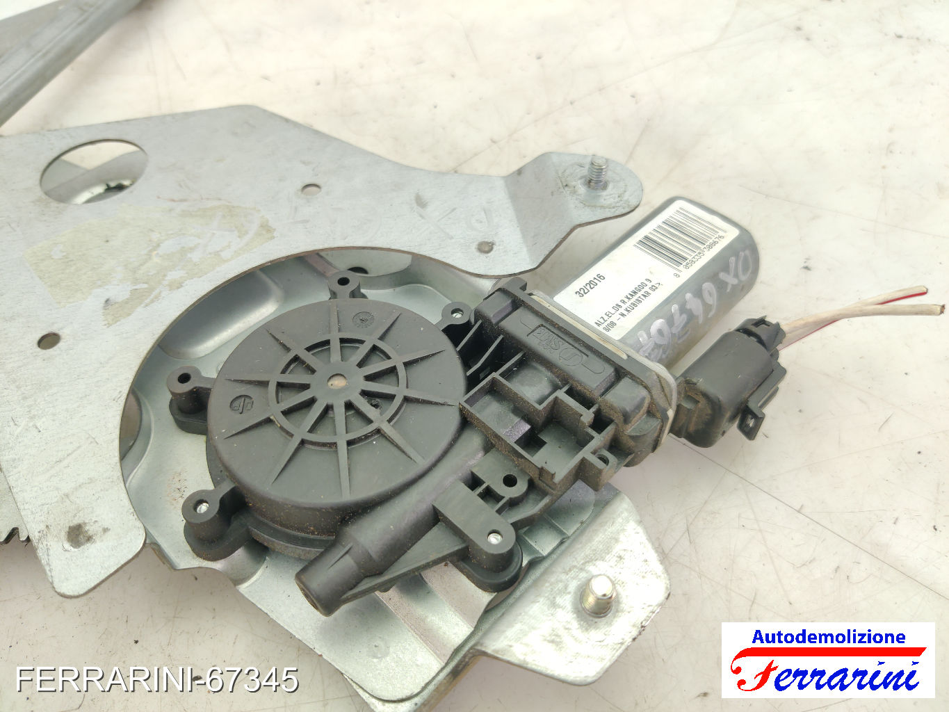 Alzavetro RENAULT KANGOO KC0/1 2001-2007 destro, dx, frontale, anteriore 6