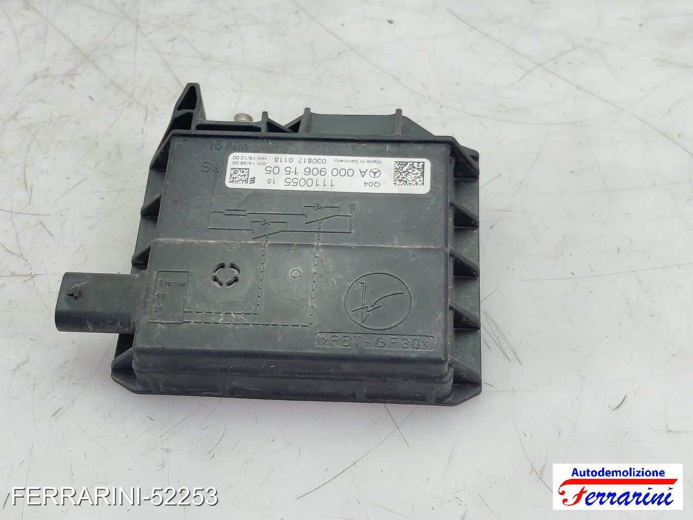 Modulo Centralina di Gestione Batteria MERCEDES CLASSE C S205 C 220 D 4MATIC 6