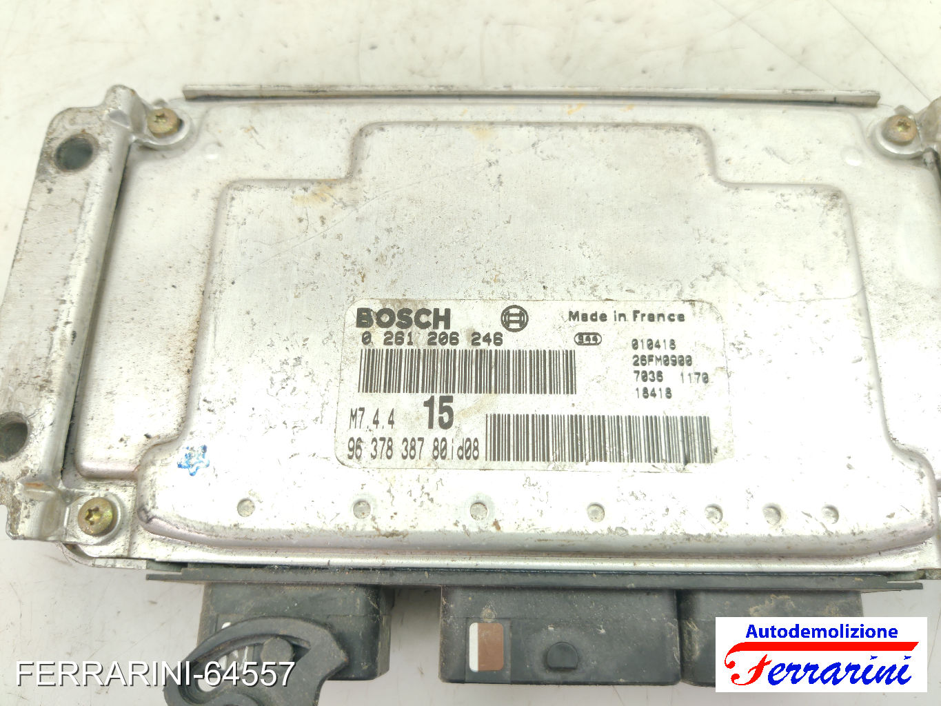 Centralina Motore PEUGEOT 106 2 1A, 1C 1.1I 1996-2004 9637838788, S8A6P, 2120037 9