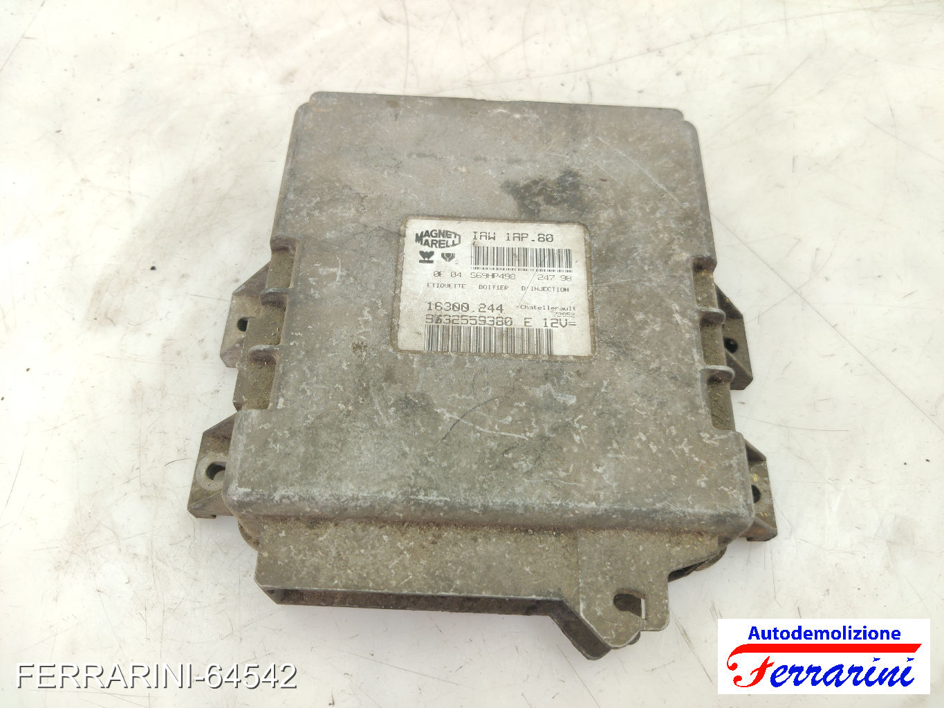 Centralina Motore PEUGEOT 106 2 1A, 1C 1.1I 1996-2004 9632559380, 34S69HP498