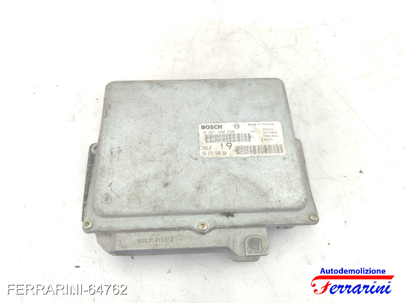 Centralina Motore CITROEN AX ZA- 10 1987-1998 9617150080, 0261200780, 7035062