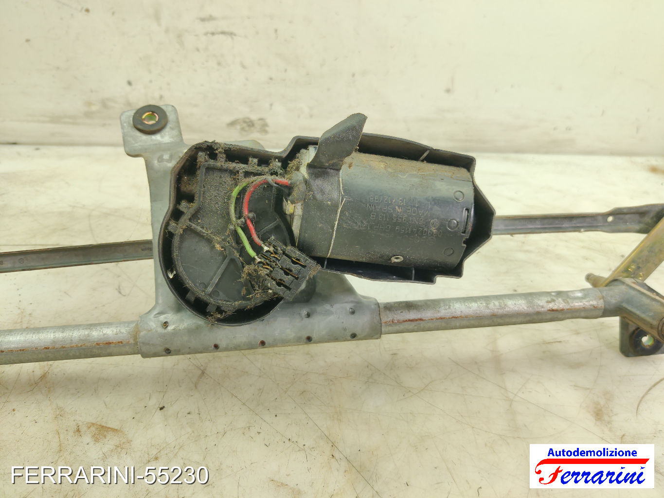 Spazzacqua Motorino Tergicristallo VW POLO 6N1 1995-1999 anteriore, frontale