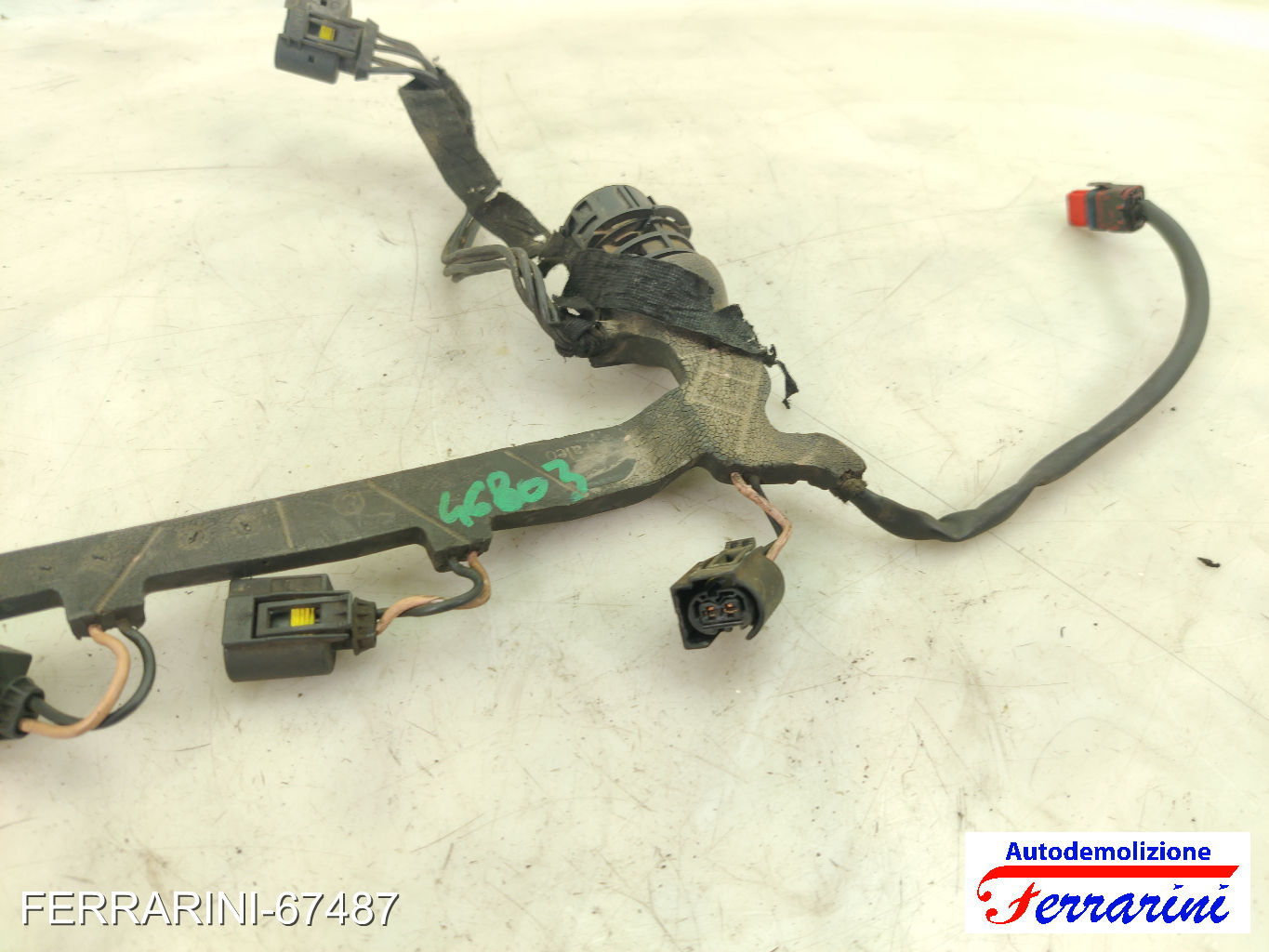 cablaggio iniettori 8HX CITROEN C2 JM 1.4 HDI 2003-2009 9645343780, 46807 8