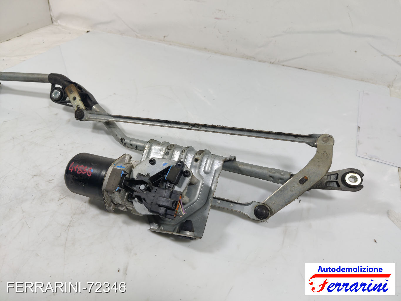 Spazzacqua Motorino Tergicristallo RENAULT SCENIC 2 JM0/1 2005-2008 anteriore 9