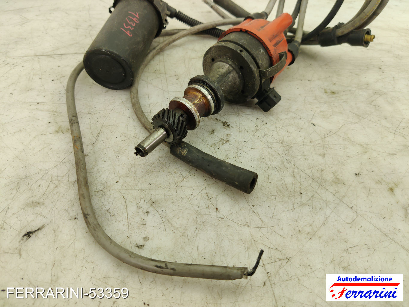 Spinterogeno Distributore FORD TRANSIT E 2.0I 1991-1994 0237520012, 87HF12100AA 7