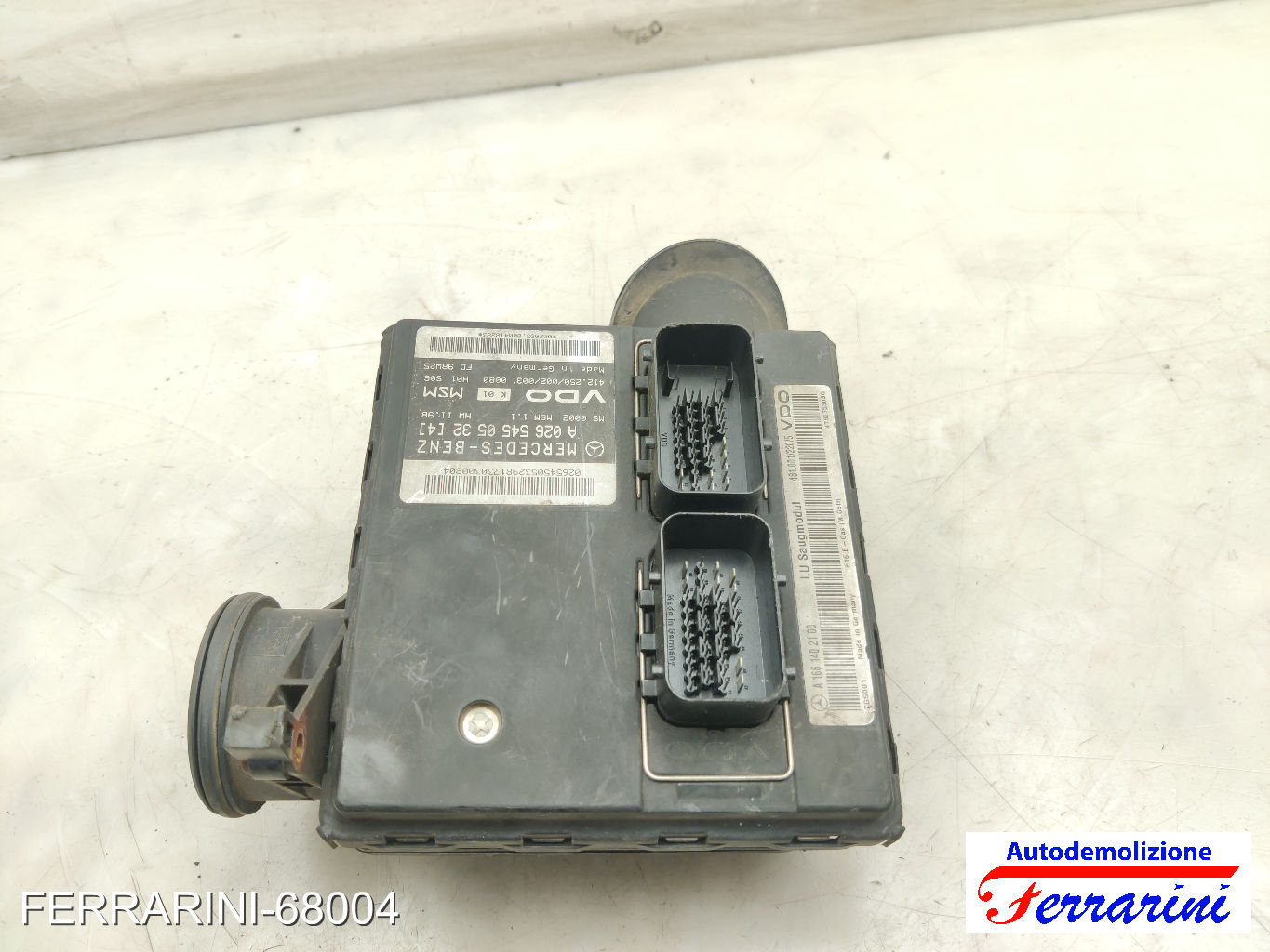 Centralina Motore MERCEDES CLASSE A W168 A 160 1997-2004 A0285453832, ZGS001 9