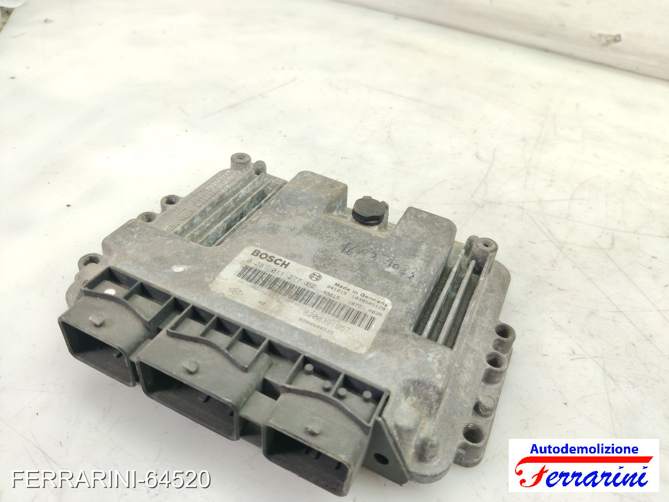 Centralina Motore RENAULT MASTER PRO FH DCI 160 2004-2010 8200391957, 041215 6