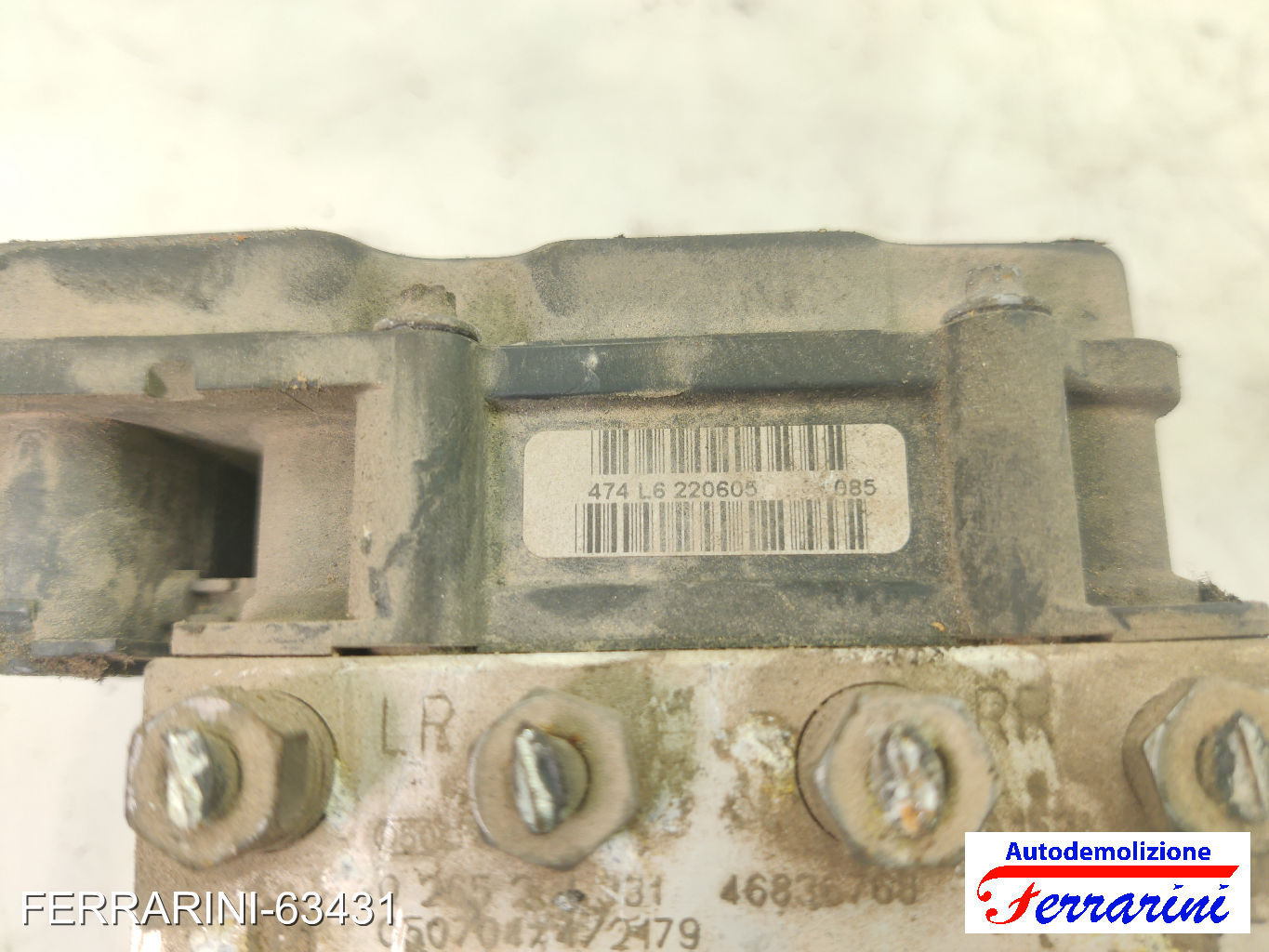 Centralina Pompa Abs FIAT PUNTO 188 1.2 60 1999-2010 46836768, 0265800315 6