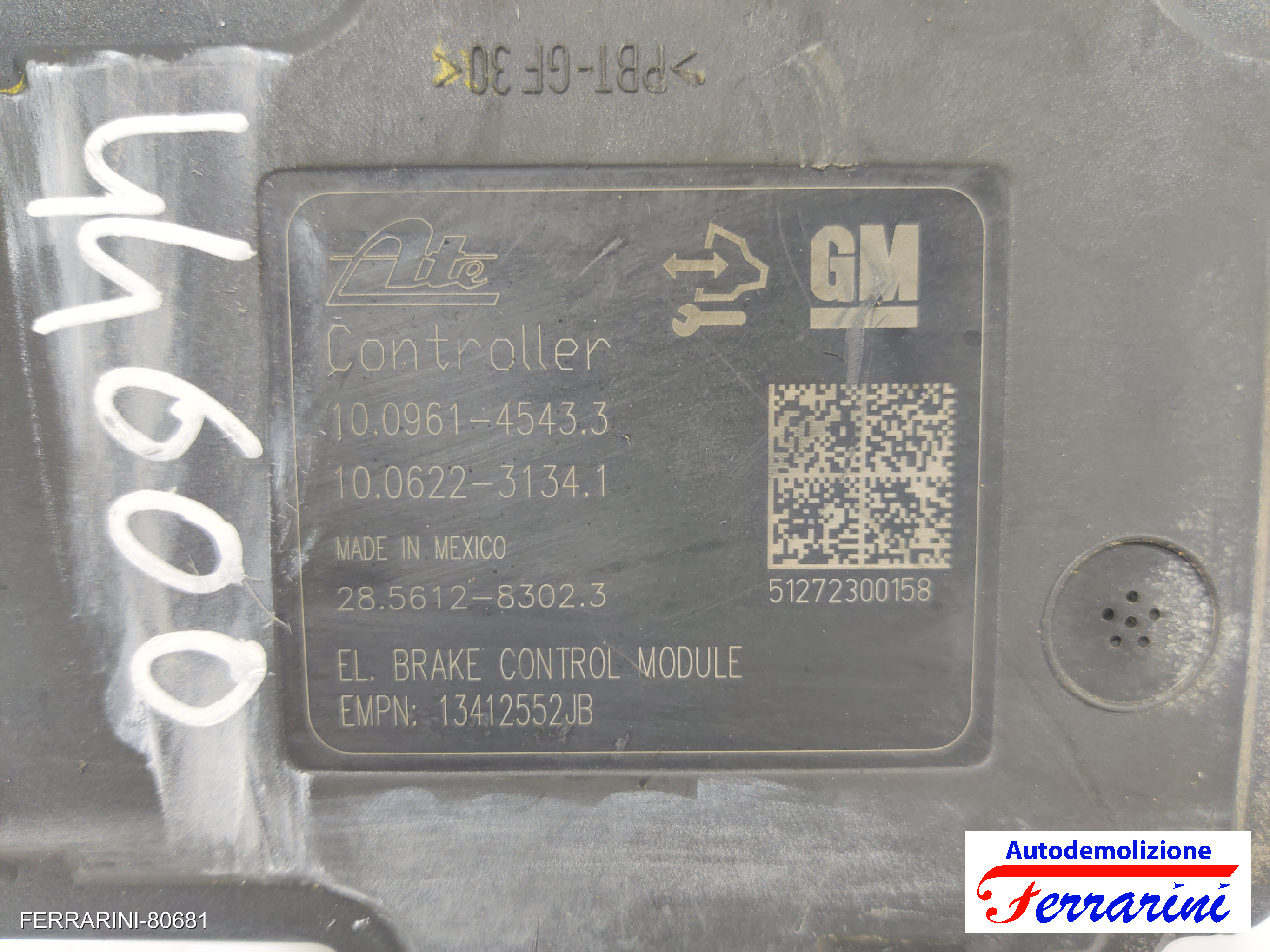 Centralina Pompa Abs OPEL ZAFIRA TOURER C P12 1.6 CNG 2011-2023