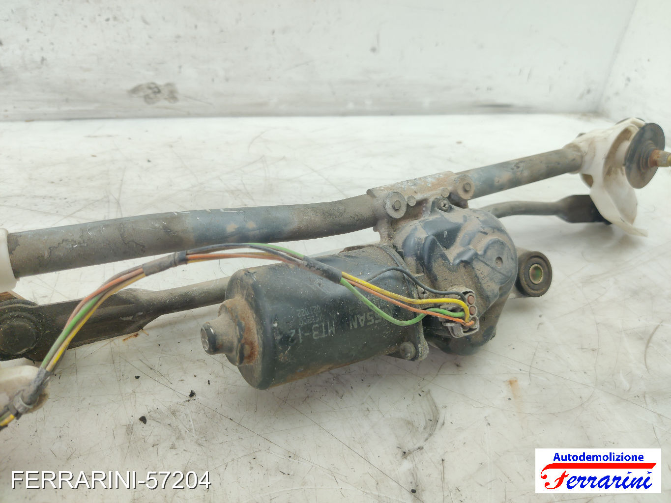 Spazzacqua Motorino Tergicristallo NISSAN MICRA 3 K12 2003-2010 anteriore