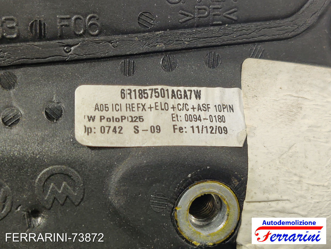 Specchietto Laterale VW POLO 6C1, 6R1 2009-2023 sinistro, sx