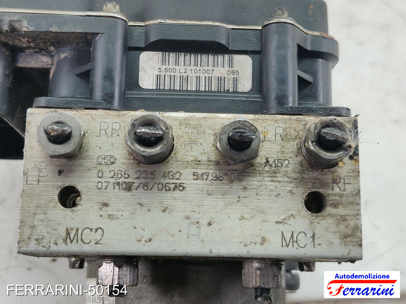 Centralina Pompa Abs FIAT GRANDE PUNTO 199 1.3 D MULTIJET 2005-2010 0265950769