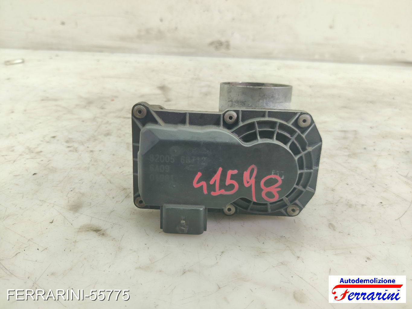 Corpo Farfallato RENAULT MODUS F/JP0 1.2 2004-2023 8200568712, 01981, 8200285017 13