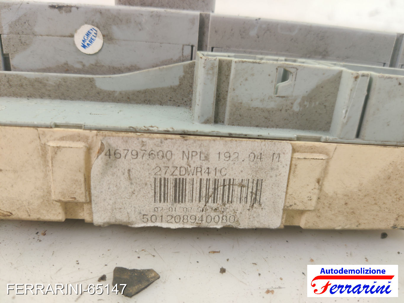 Body Computer FIAT STILO SW 192 1.9 JTD 2003-2008 46797600, 501208940080 10