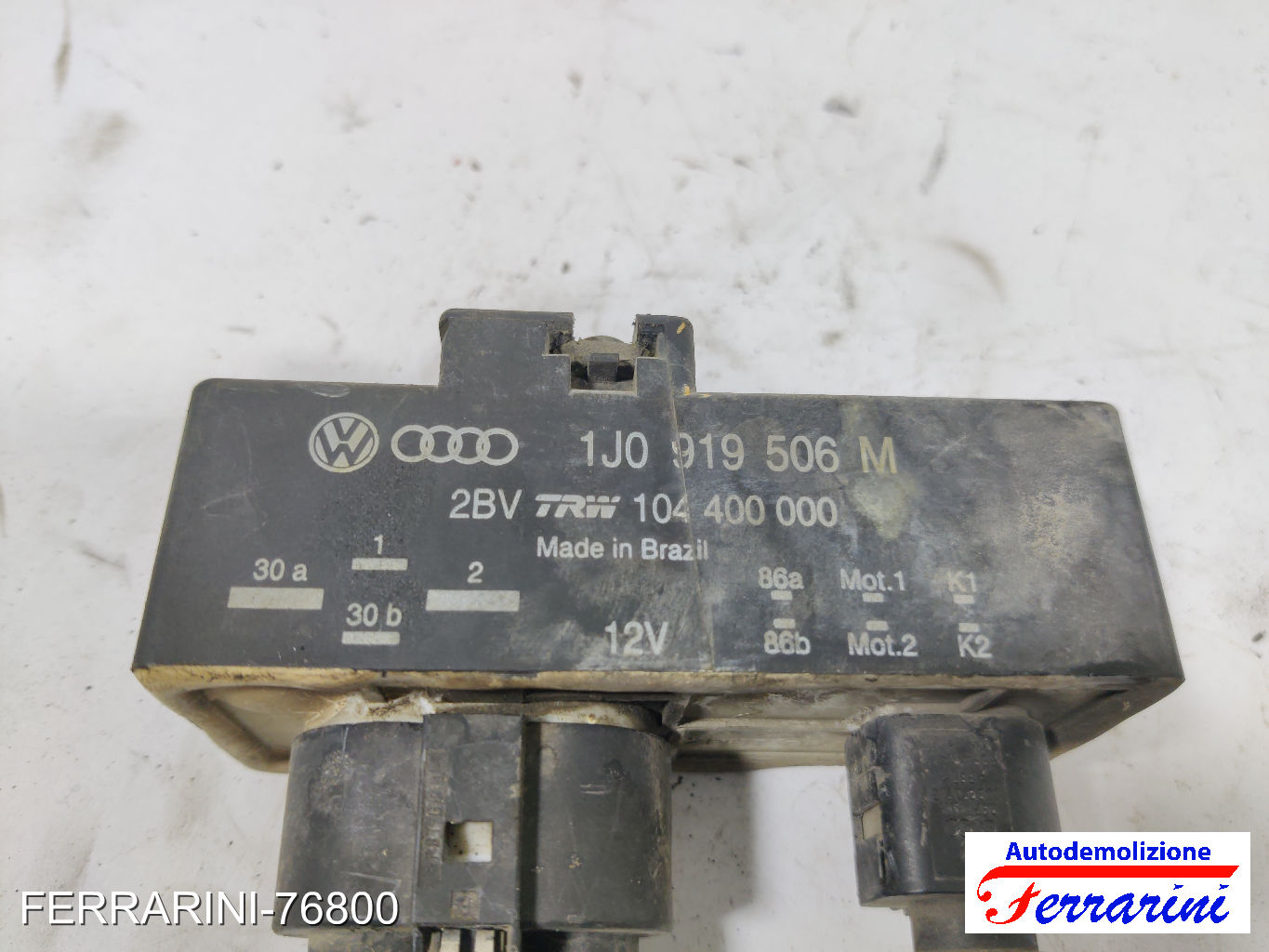 Centralina Ventola Radiatore SEAT IBIZA 3 6L1 1.4 TDI 2002-2005 1J0919506M