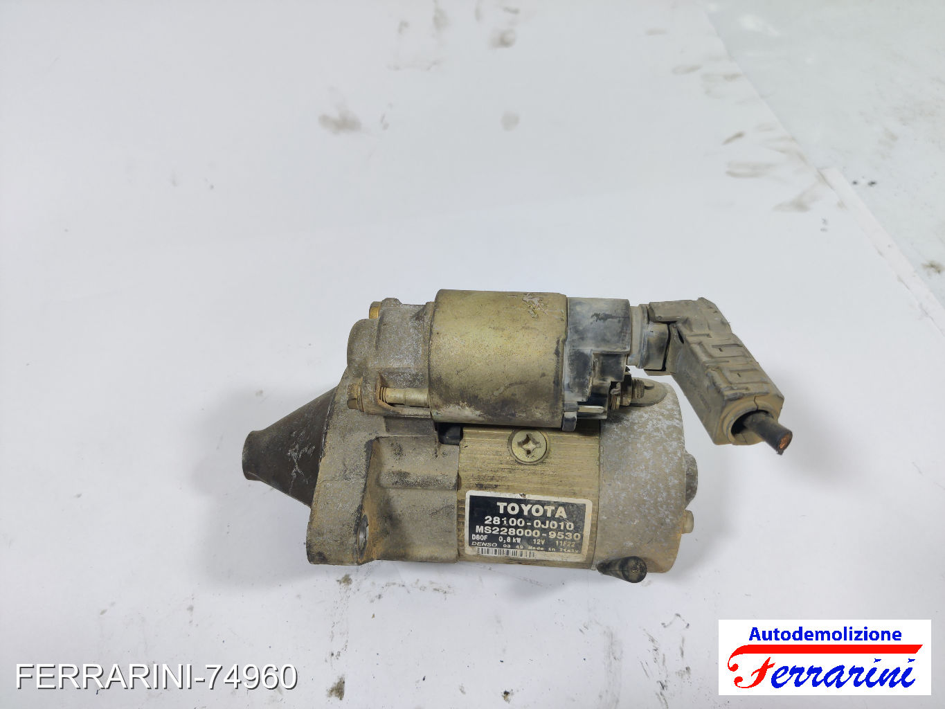Motorino Avviamento TOYOTA YARIS P1 1.0 1999-2005 281000J010, 281000J020