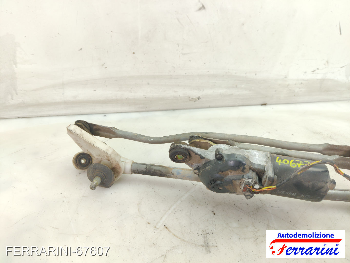 Spazzacqua Motorino Tergicristallo NISSAN MICRA 3 K12 2003-2010 anteriore 11