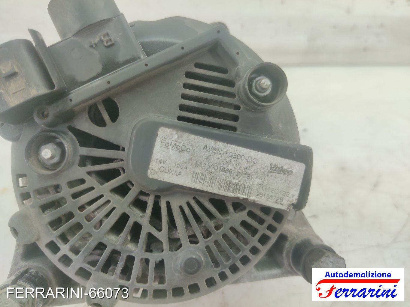 Alternatore FORD FOCUS 3 TURNIER 1.6 TDCI 2010-2023 AV6N10300DC, 1704768 8