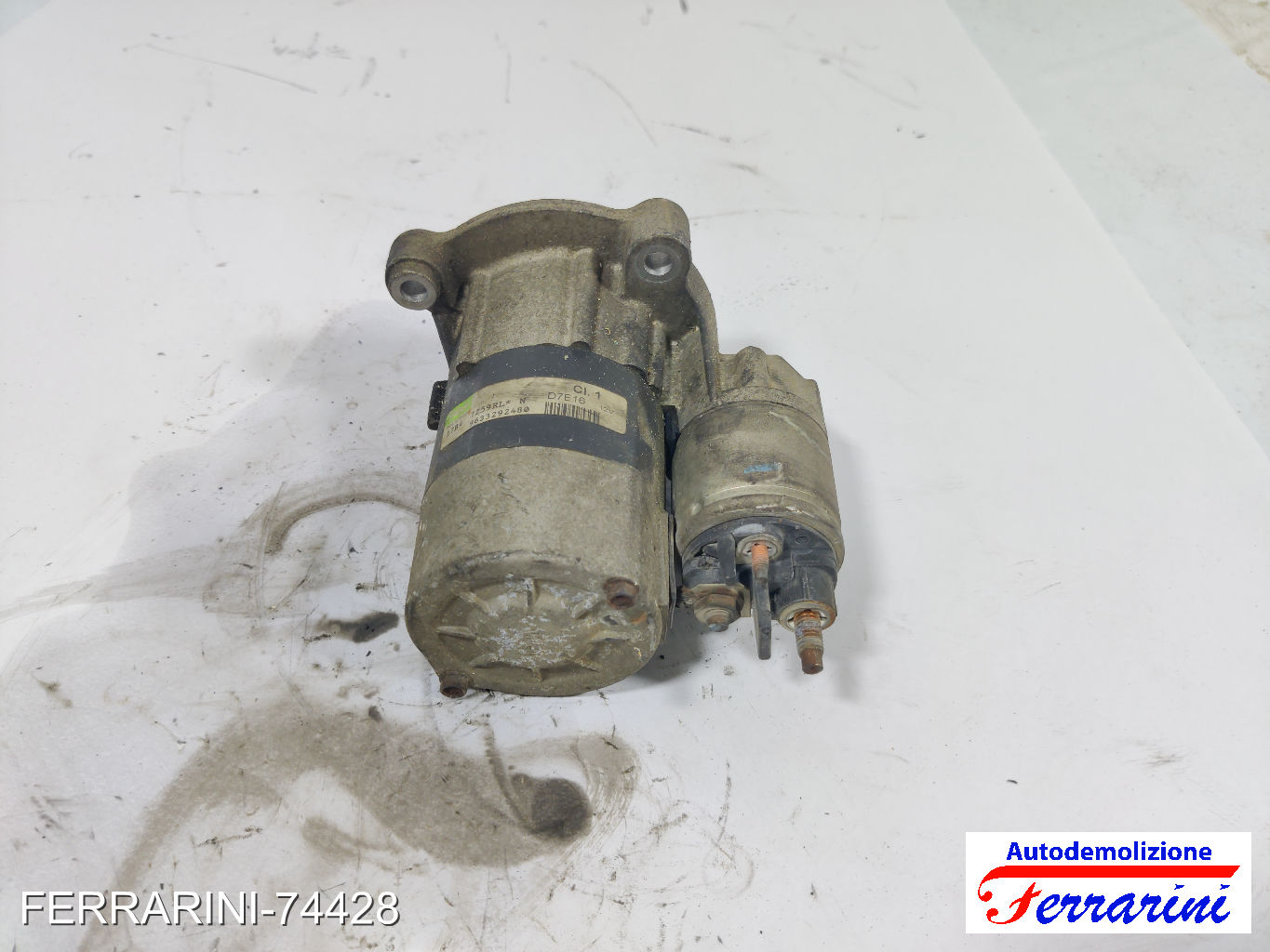Motorino Avviamento CITROEN C3 1 FC, FN 1.1I 2002-2009 9633292480, D7E16