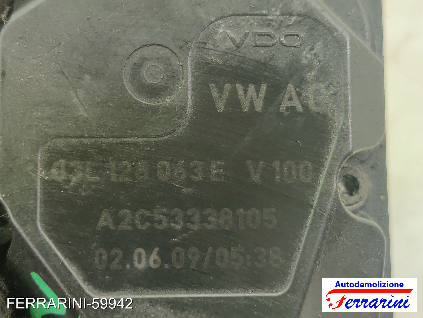 Corpo Farfallato VW GOLF 6 5K1 2.0 TDI 2008-2013 03L128063E, 03L128063D