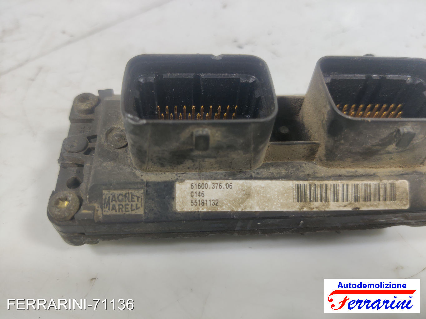 Centralina Motore FIAT PUNTO 188 1.2 16V 80 1999-2006 55181132, 3F2FKC90