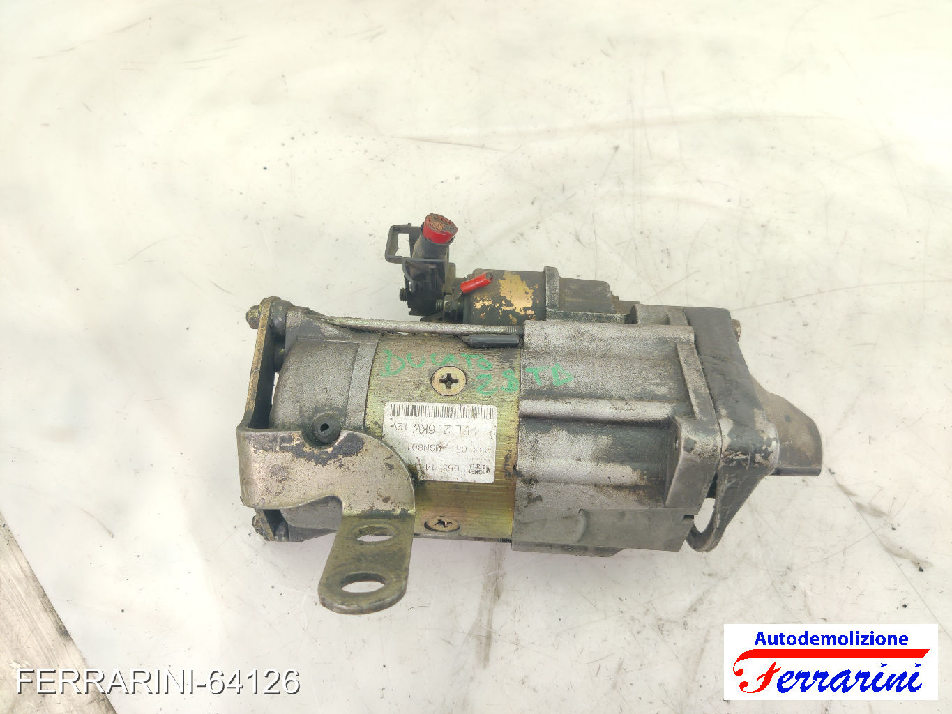 Motorino Avviamento FIAT DUCATO 230 2.5 D 1994-2002 1331329080, 71789529