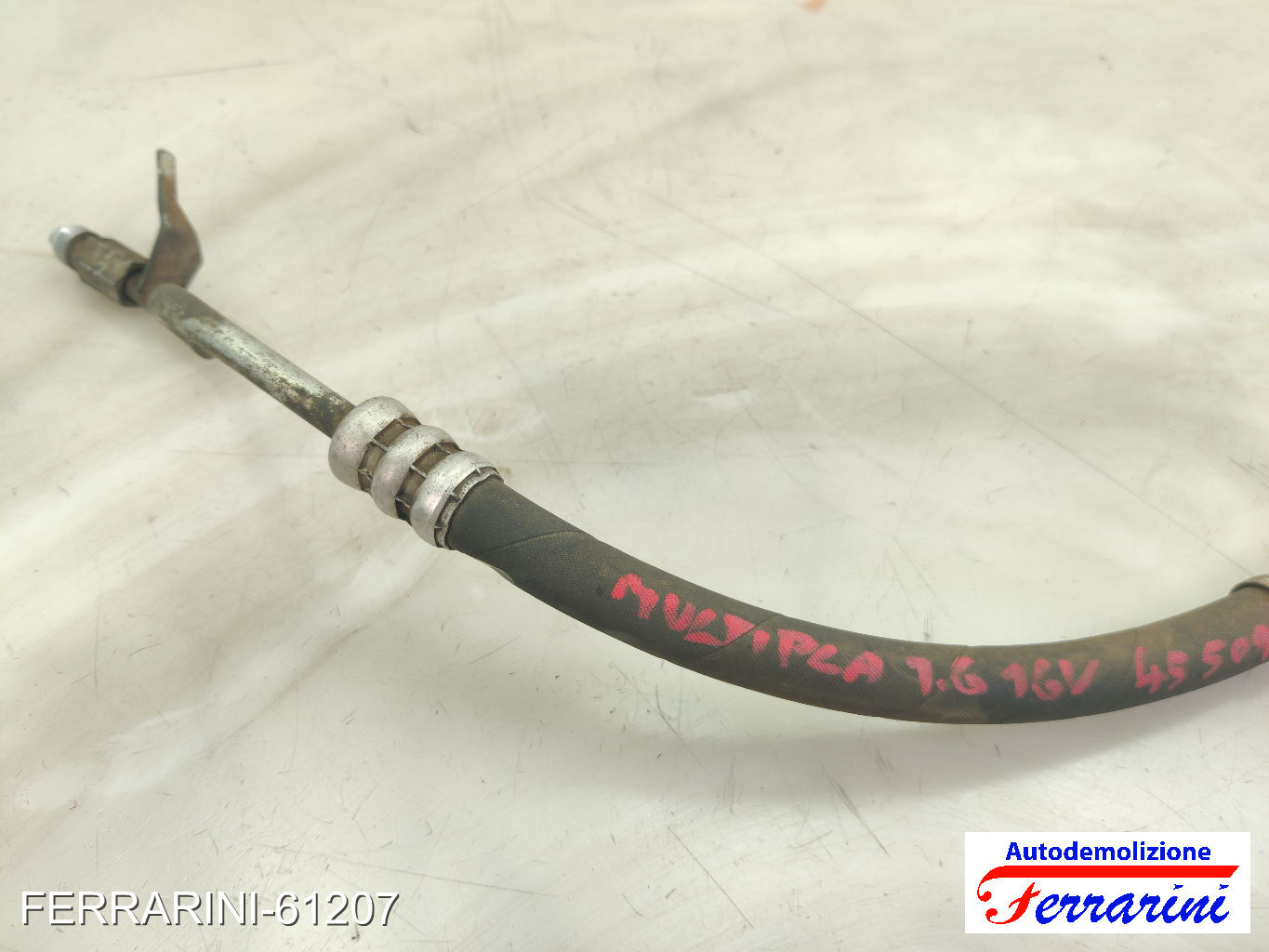 alta pressione Tubo Servosterzo FIAT MULTIPLA 186 1.6 16V BIPOWER 2001-2010
