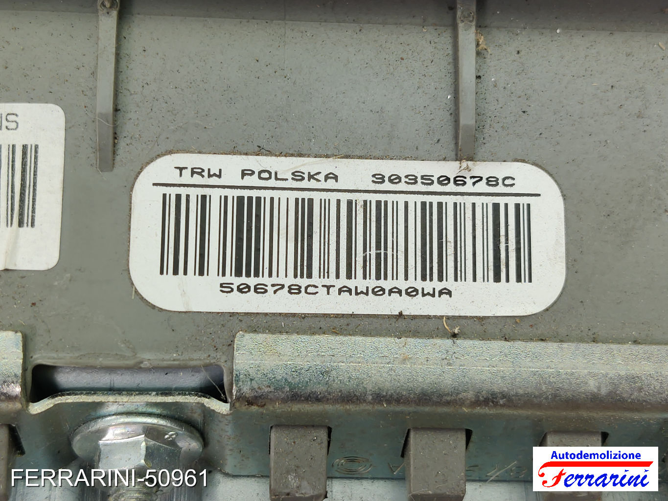Airbag cruscotto lato passeggero Airbag Cruscotto FIAT PANDA 169 2003-2012