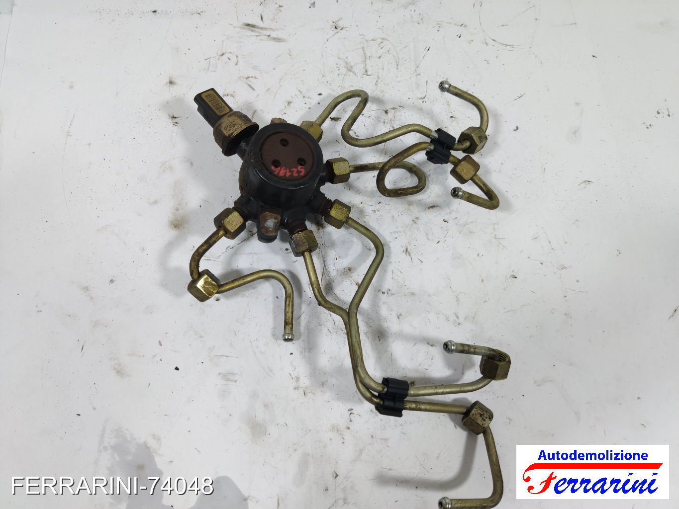 Flauto Iniettori RENAULT SCENIC 2 JM0/1 1.5 DCI 2003-2005 8200057345, 9144A070B 7