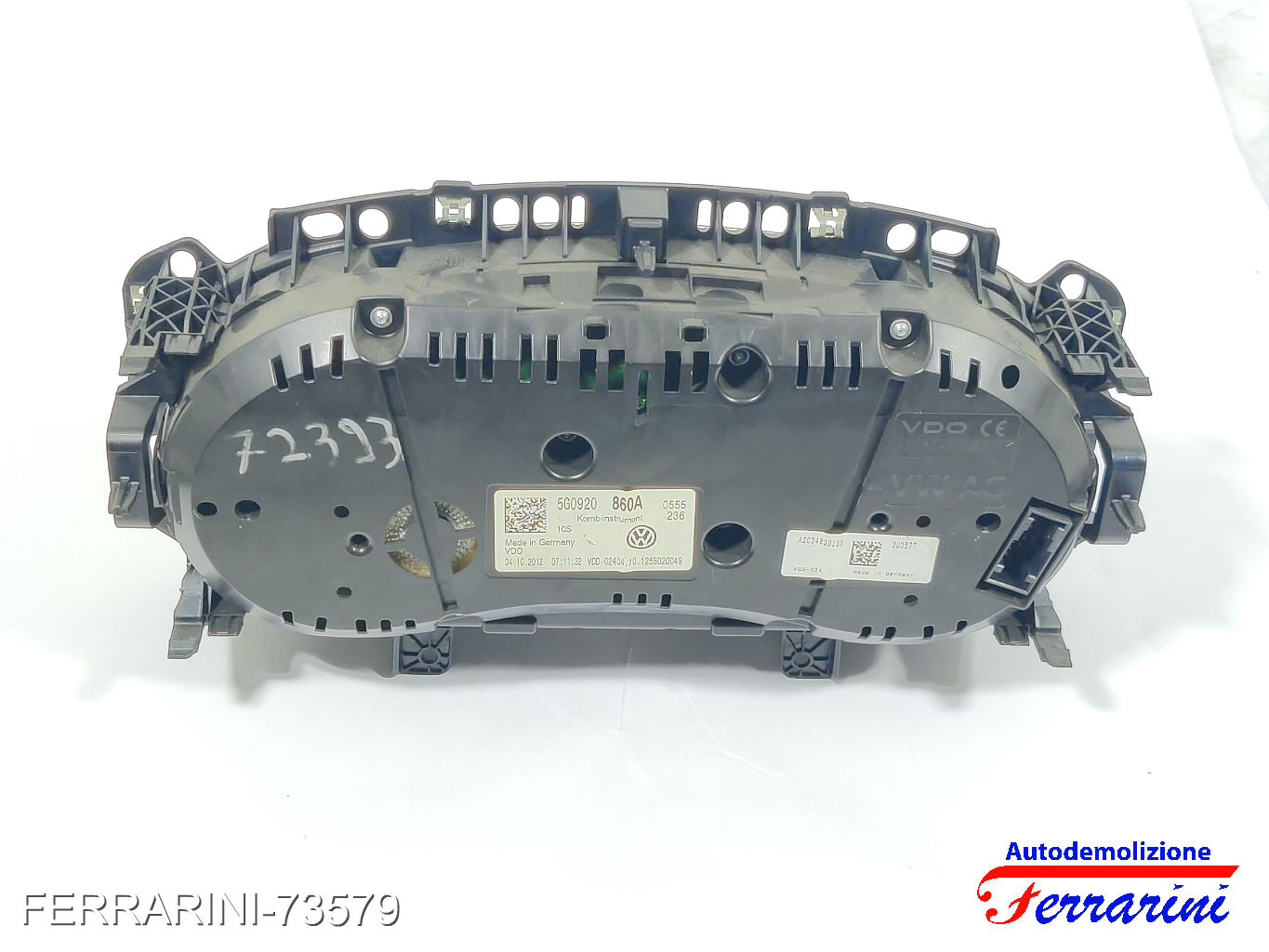 Quadro Contachilometri VW GOLF 7 5G1, BE1, BE2, BQ1 2.0 TDI 2012-2020 5G0920861A