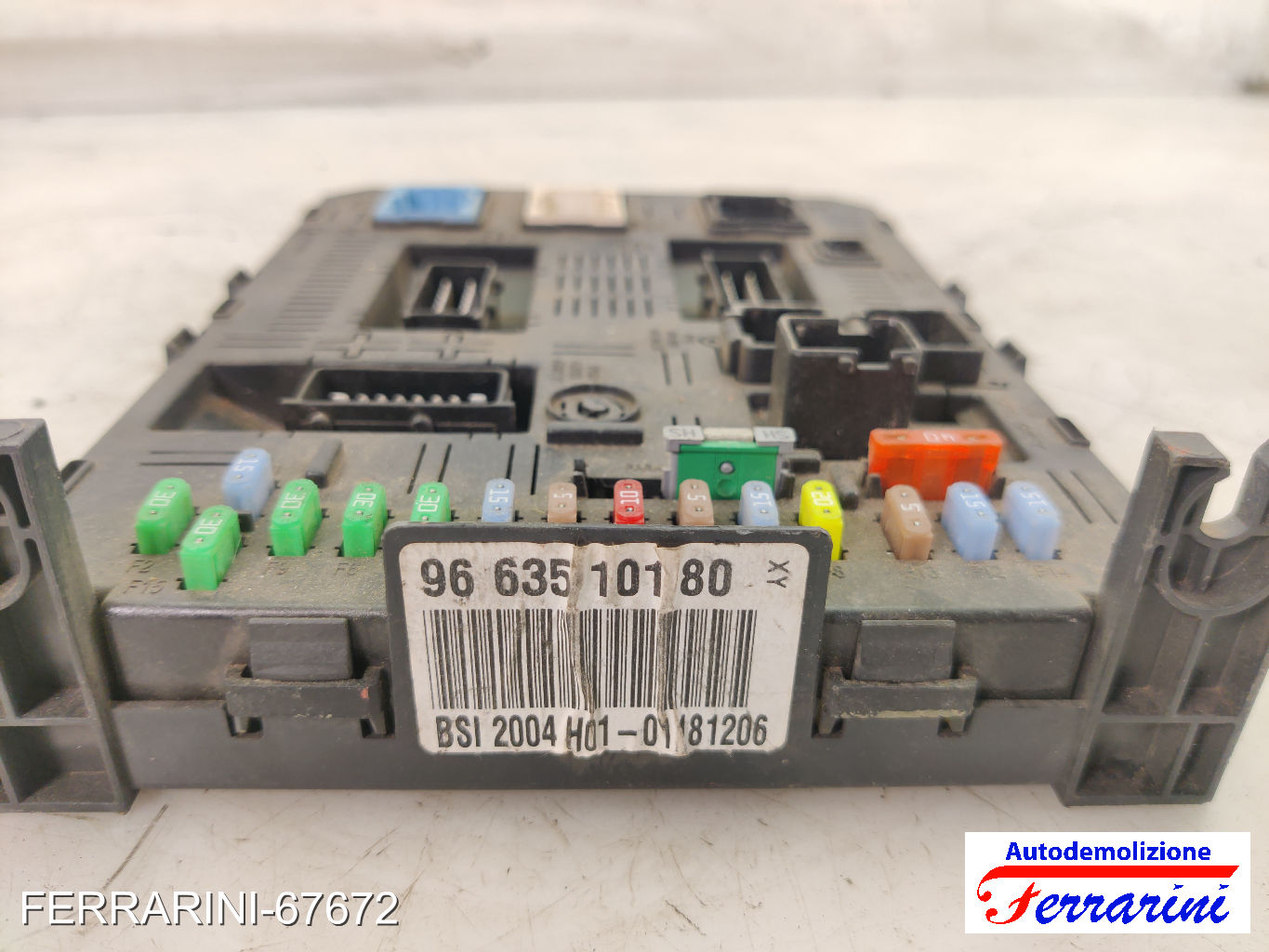 Body Computer PEUGEOT 307 3A/C 1.6 HDI 110 2004-2009 9663510180, 281197280A 9