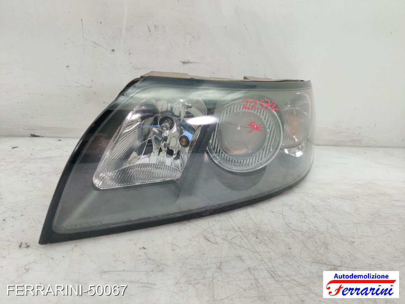 Faro Anteriore VOLVO S40 2 544 2004-2010 sinistro, sx 31335233, 30698873 11