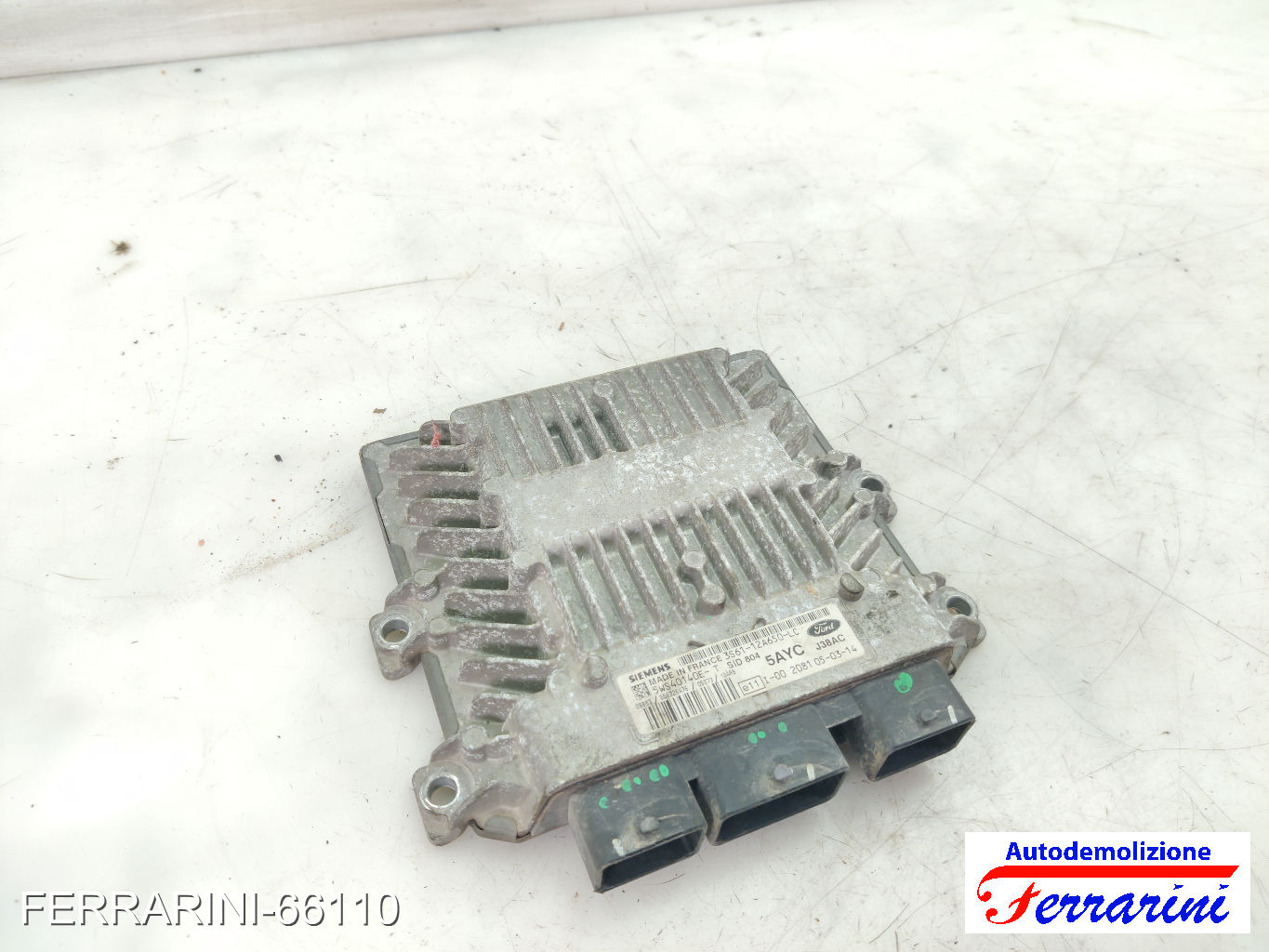 Centralina Motore FORD FIESTA 5 JD, JH 1.4 TDCI 2001-2008 3S6112A650LC 6