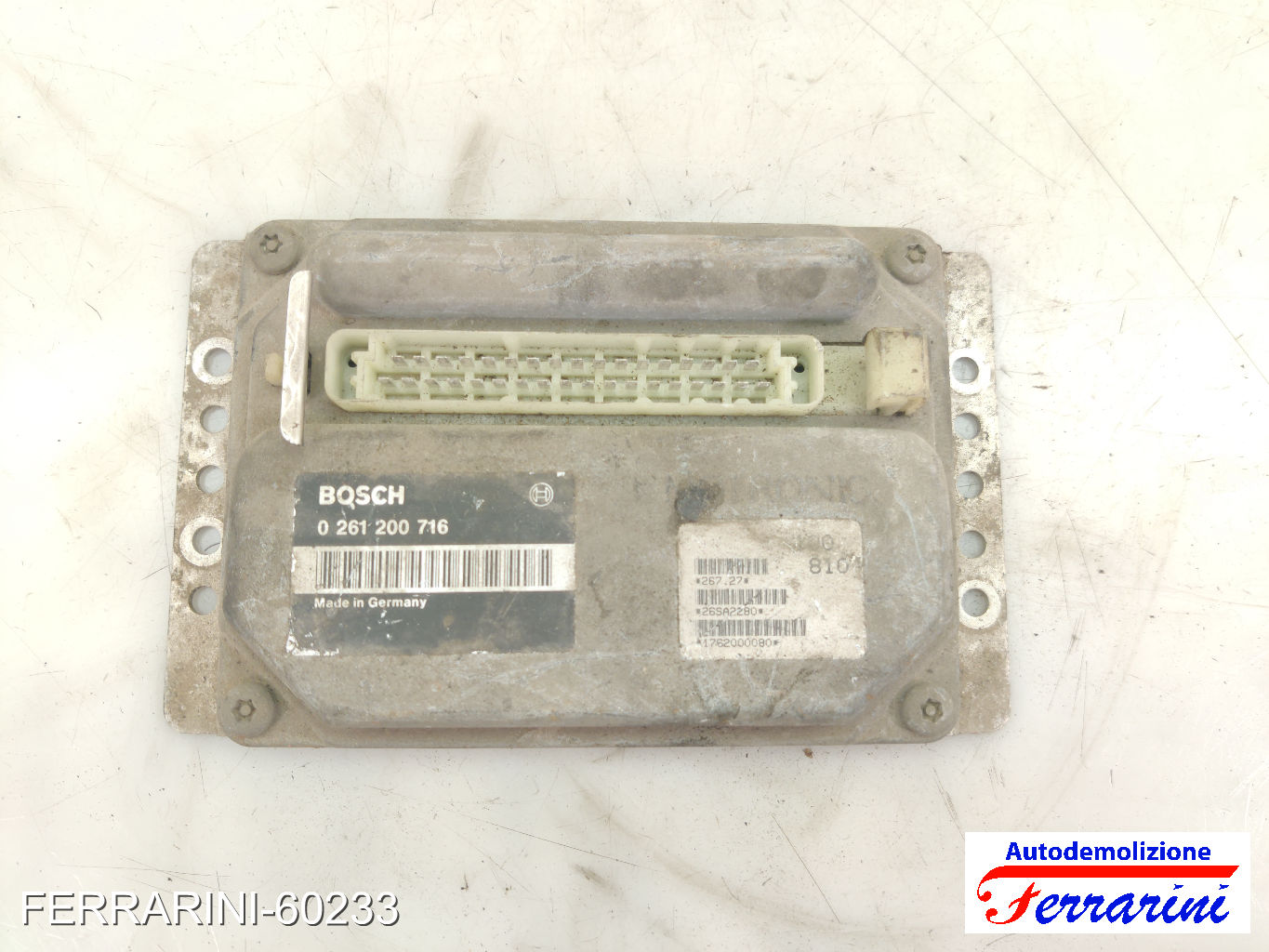 Centralina Motore AUTOBIANCHI Y10 1.1 1989-1995 7778785, 0261200716, 26SA2280