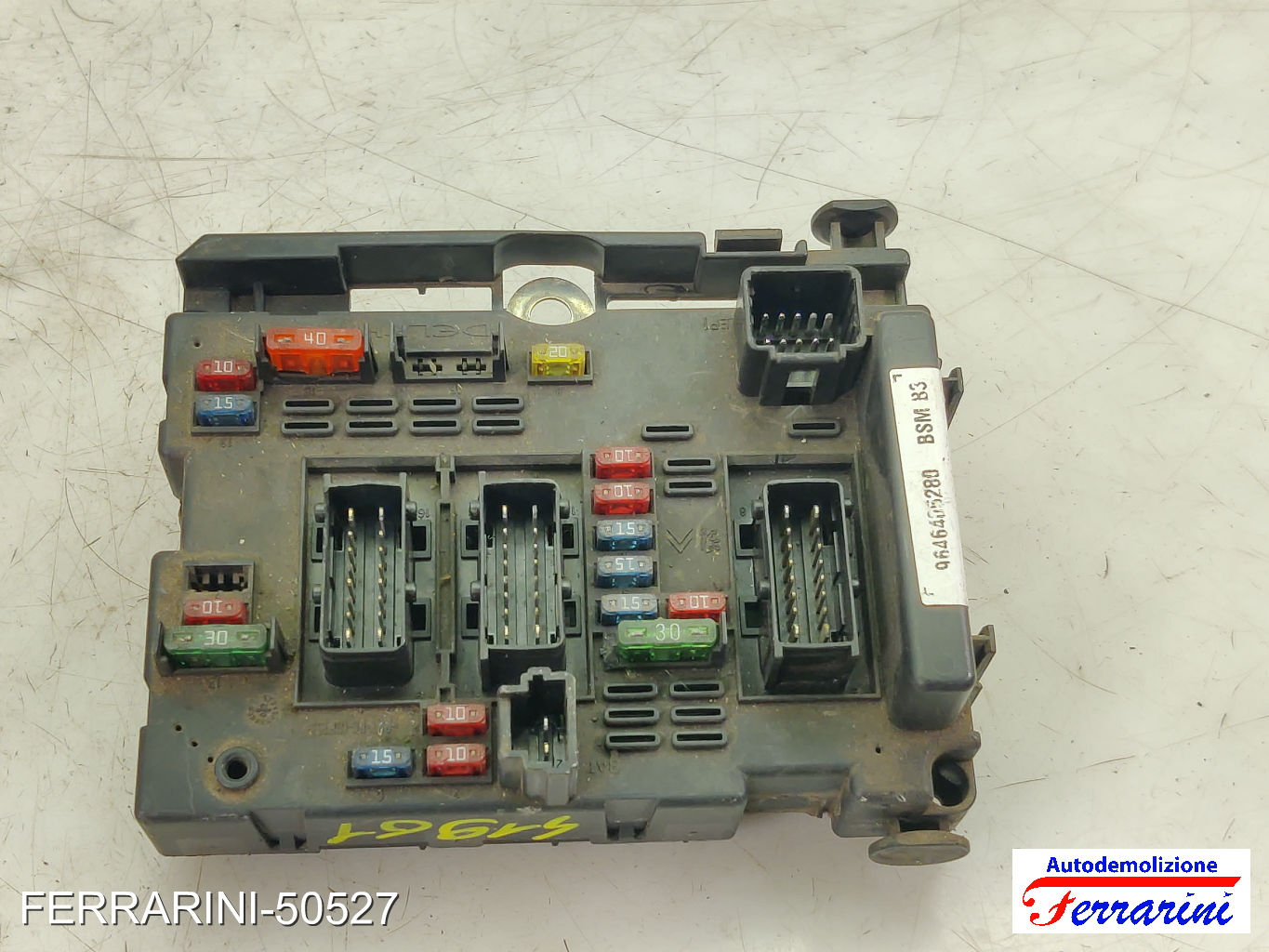 Body Computer PEUGEOT 307 3A/C 2.0 HDI 110 2000-2007 BSMB3 10