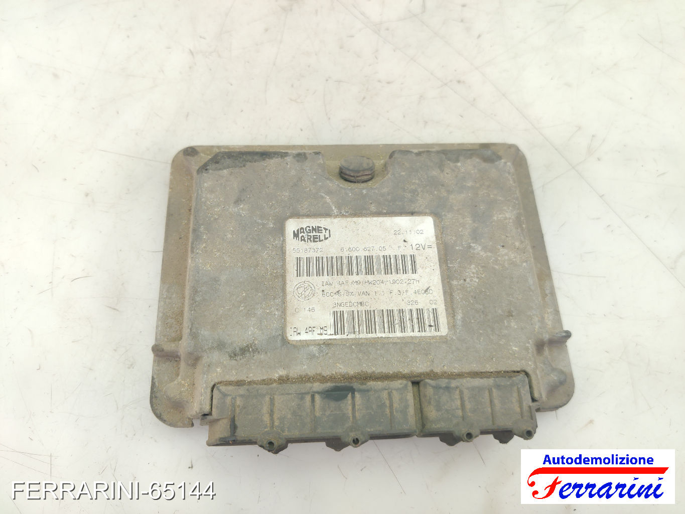 Centralina Motore FIAT SEICENTO 600 187 1.1 1998-2010 55187372, 51793106