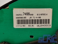 Quadro Contachilometri PEUGEOT 206 SW 2E/K 1.4 HDI 2002-2007 9651740080, 6105EW 7