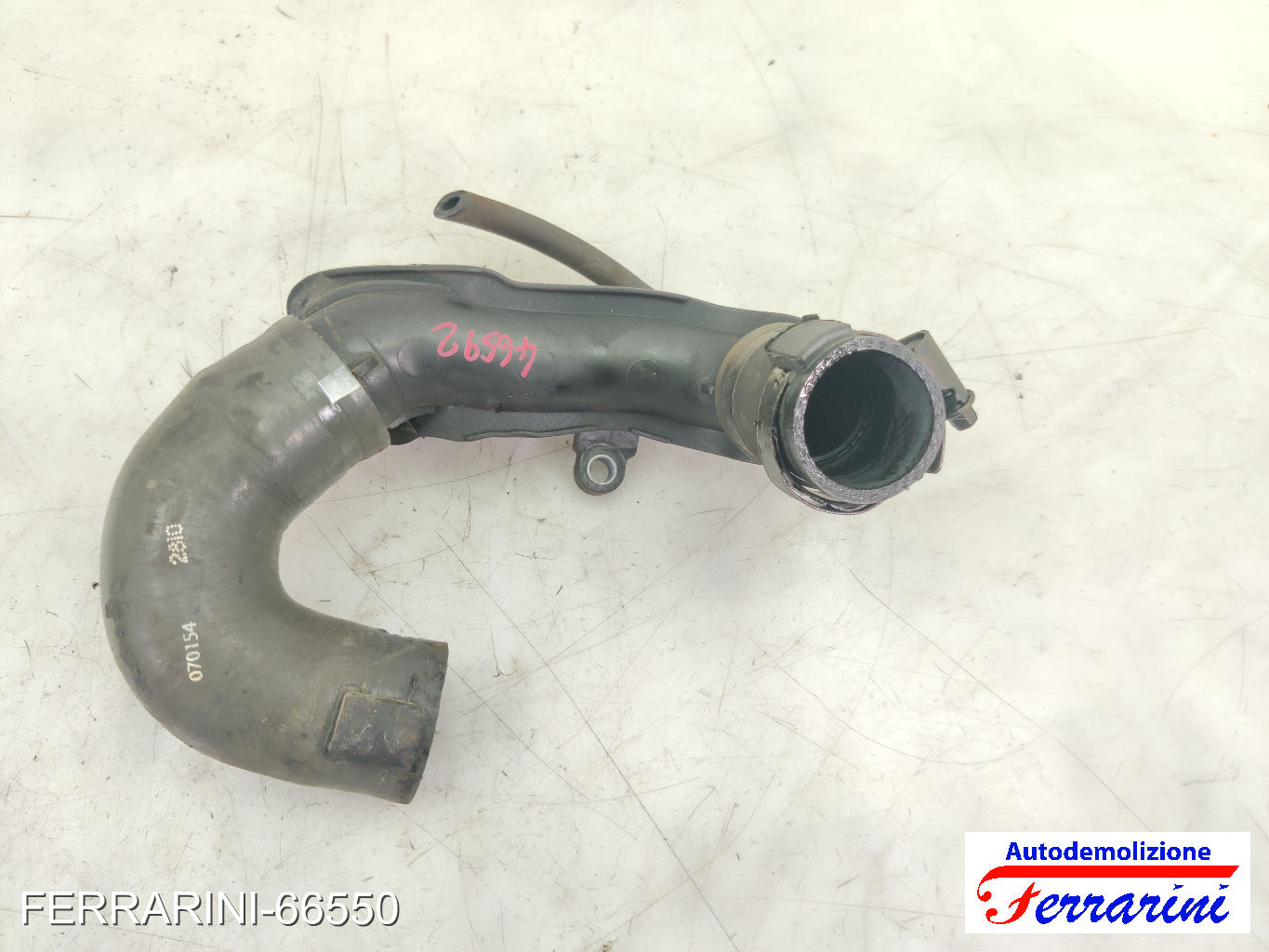 tubo aria aspirazione, intercooler K9K NISSAN MICRA 3 K12 1.5 DCI 2003-2010 6