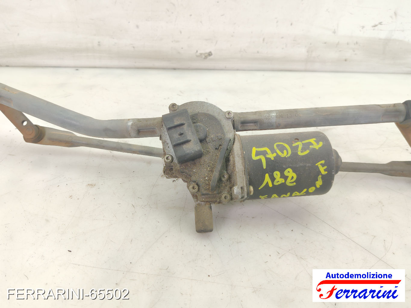 Spazzacqua Motorino Tergicristallo FIAT PUNTO 188 2003-2012 anteriore, frontale 11