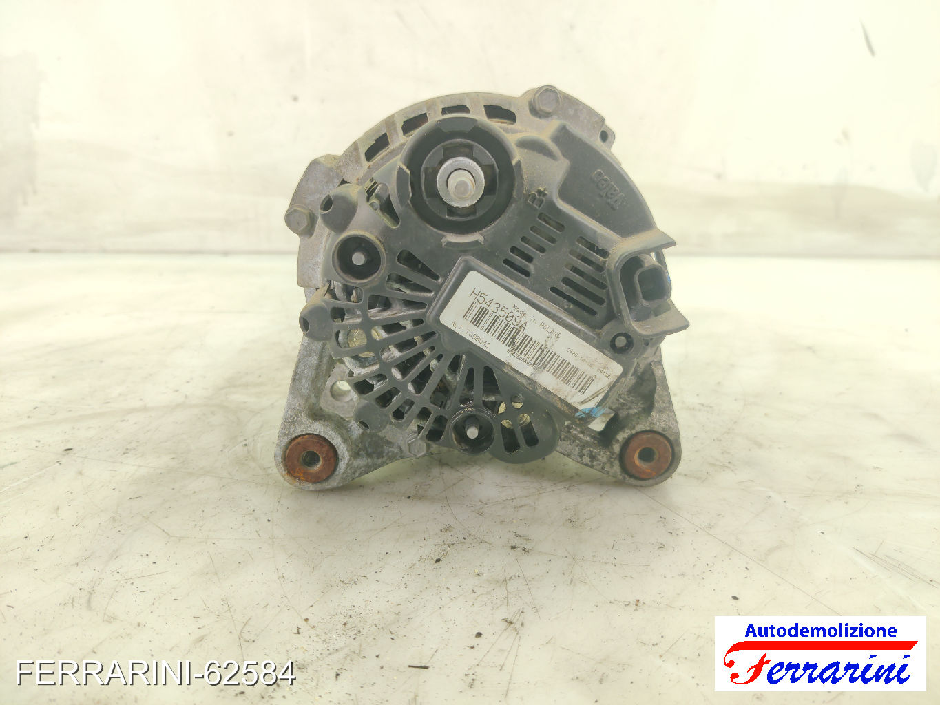 Alternatore RENAULT MODUS F/JP0 1.2 16V HI-FLEX 2008-2023 8200654541, 7711497092 6