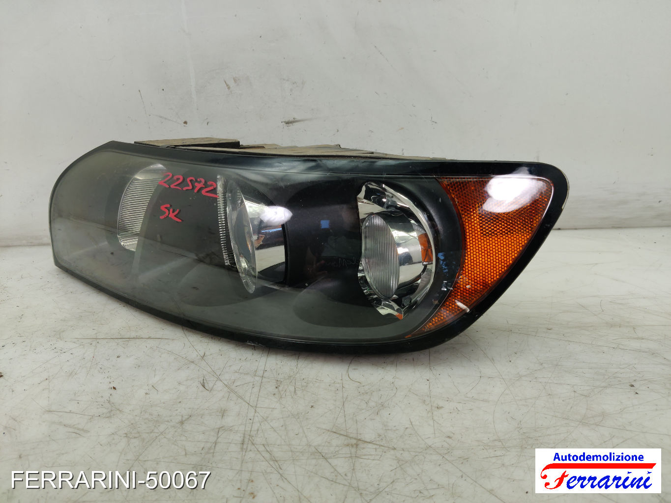 Faro Anteriore VOLVO S40 2 544 2004-2010 sinistro, sx 31335233, 30698873 9