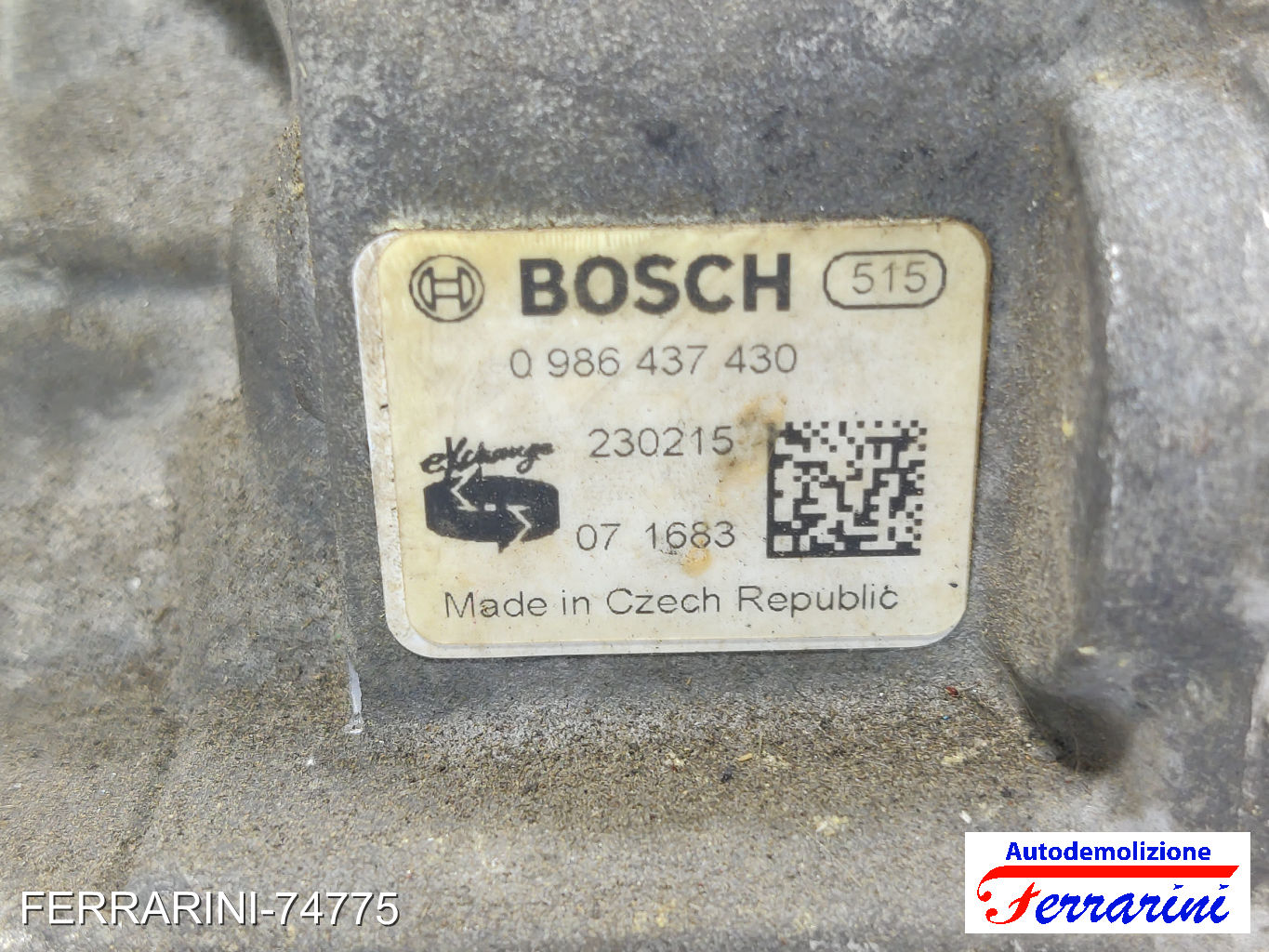 Pompa Alta Pressione Iniezione CITROEN C3 PICASSO SH 1.6 HDI 90 2010-2016 1920RF 6