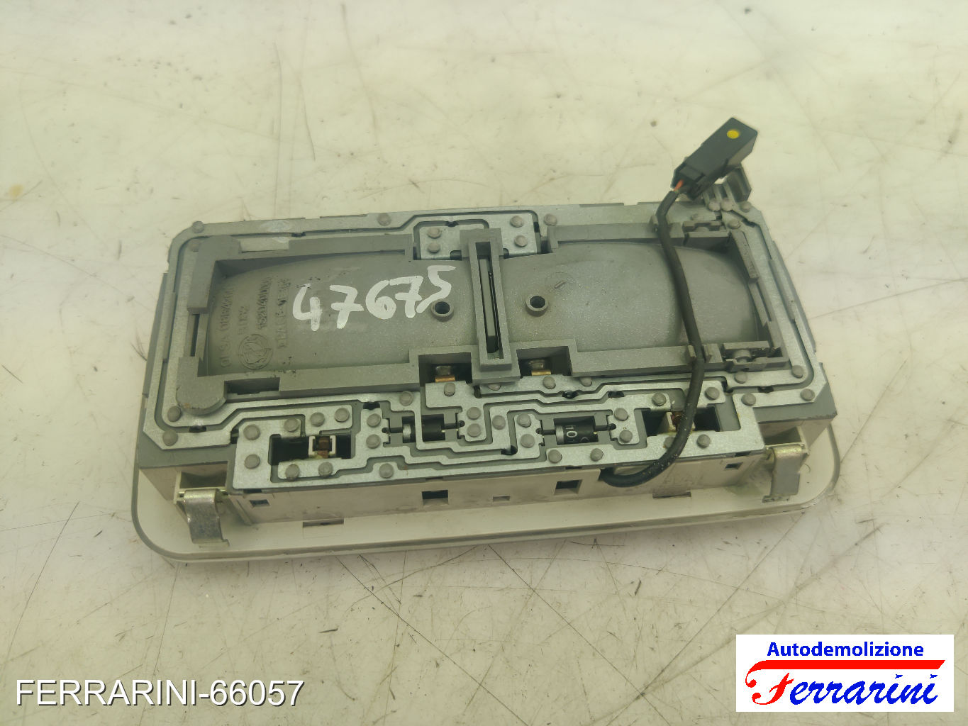 Plafoniera FIAT PUNTO EVO 199 2009-2012 anteriore, frontale centrale, ant
