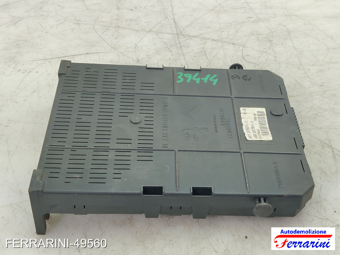 Body Computer PEUGEOT 307 BREAK 3E 1.6 HDI 2005-2008 9664969380, 281215546 8