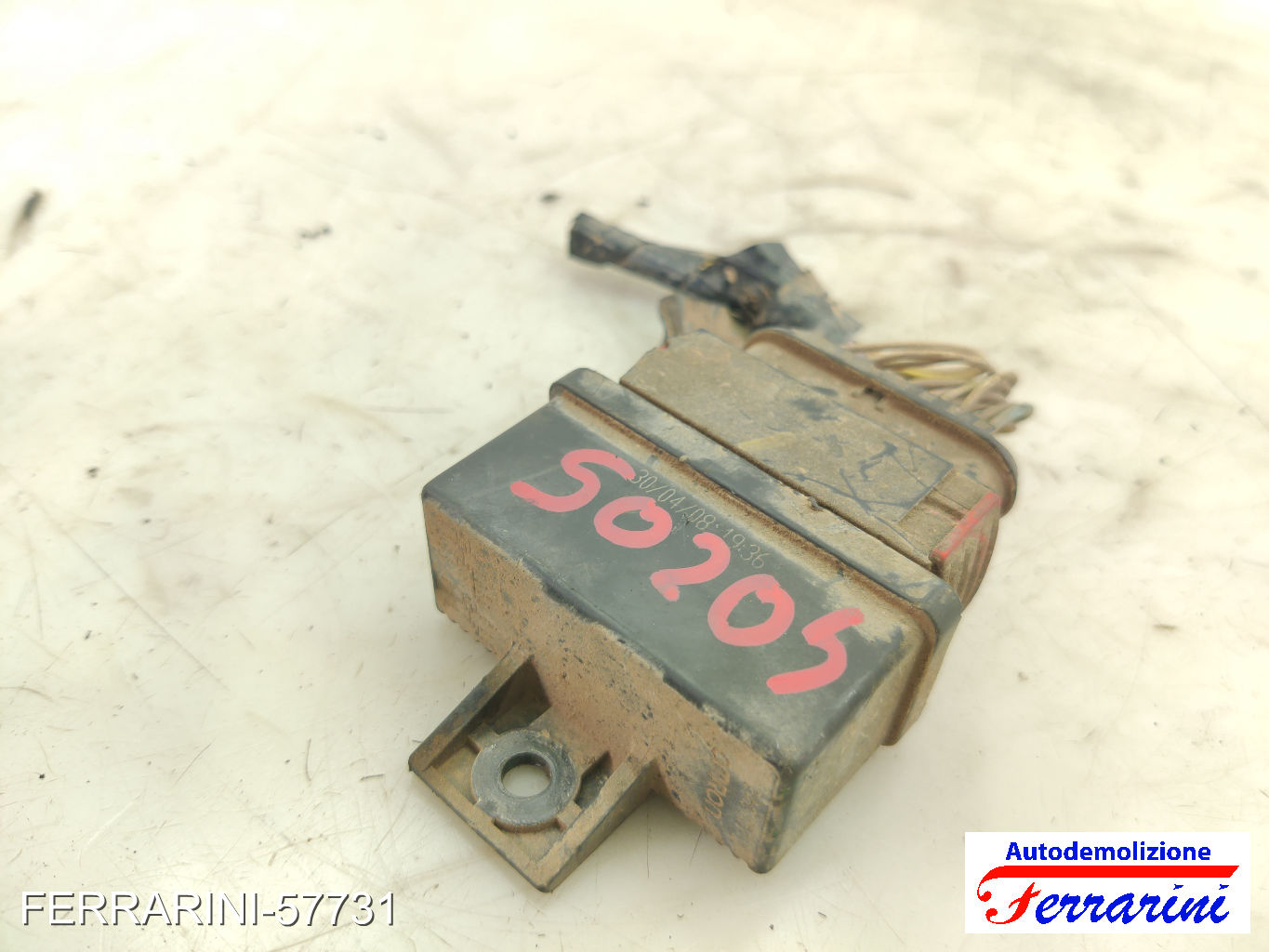 Centralina Candelette FIAT SCUDO 220 1.9 D 1998-2006 9625345780, 0281003015 7