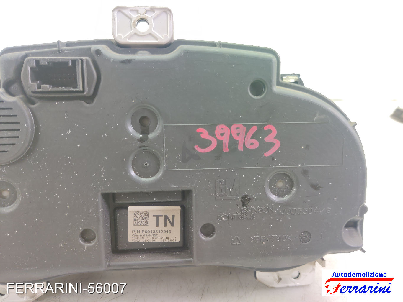 Quadro Contachilometri OPEL CORSA D S07 1.2 LPG 2006-2014 P0013312043, 1960319 7
