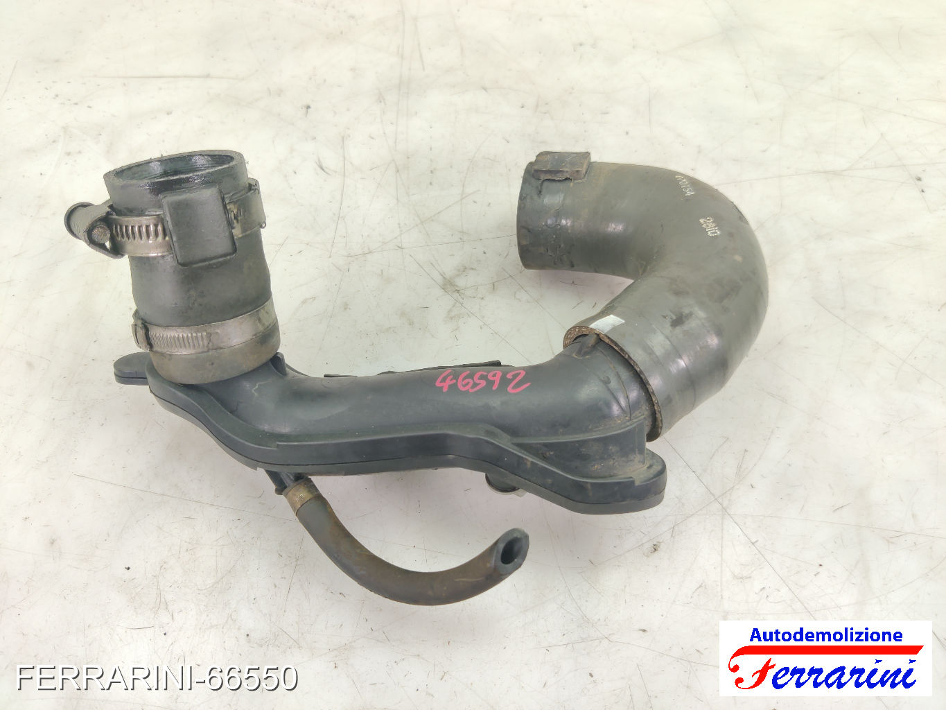 tubo aria aspirazione, intercooler K9K NISSAN MICRA 3 K12 1.5 DCI 2003-2010