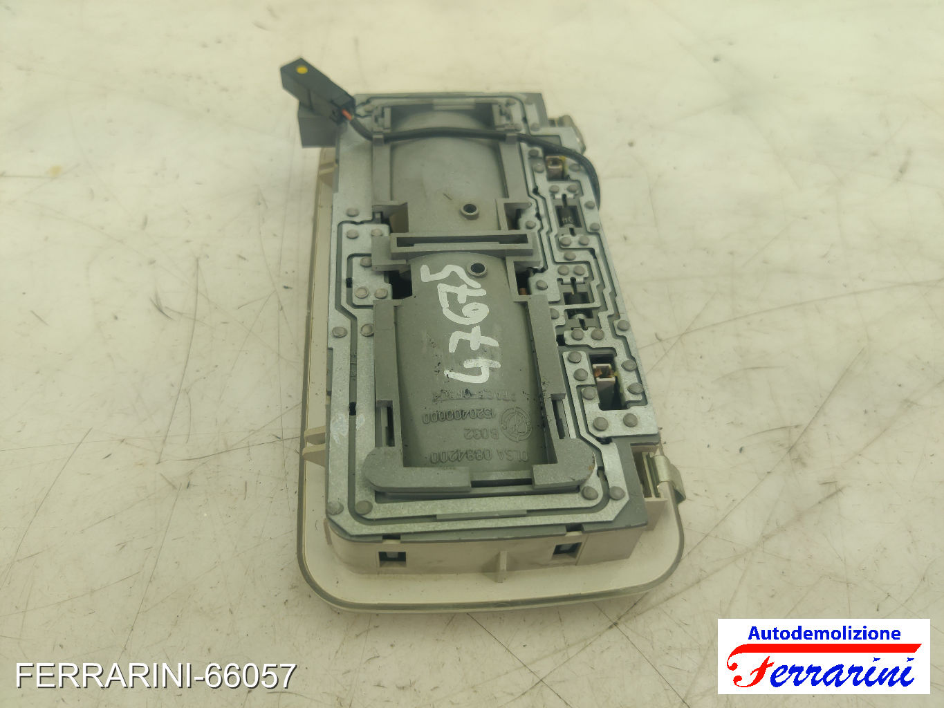 Plafoniera FIAT PUNTO EVO 199 2009-2012 anteriore, frontale centrale, ant